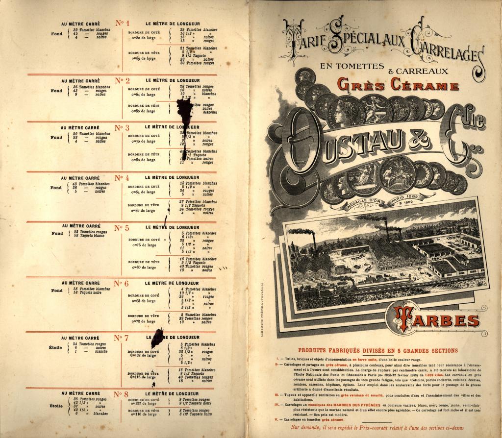 usine de céramique dite Oustau