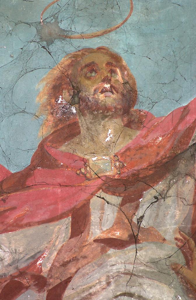 peinture monumentale du martyre de saint Sernin