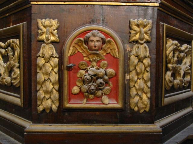 autel secondaire de la Vierge de Pitié : retable