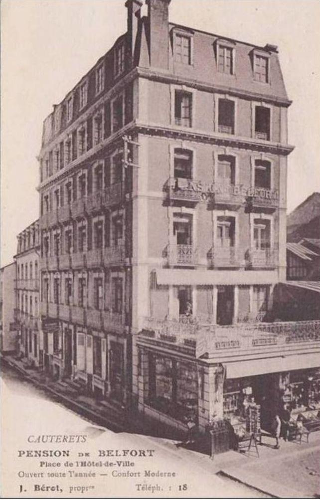 Hôtel de Belfort, actuellement immeuble et restaurant L'Aragon