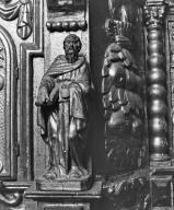 Ensemble du maître-autel (tabernacle, statues (4))