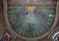 ensemble des peintures murales de la chapelle de l'Hôpital Narbonne-Pelet