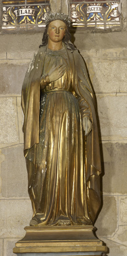 statue : sainte Eulalie