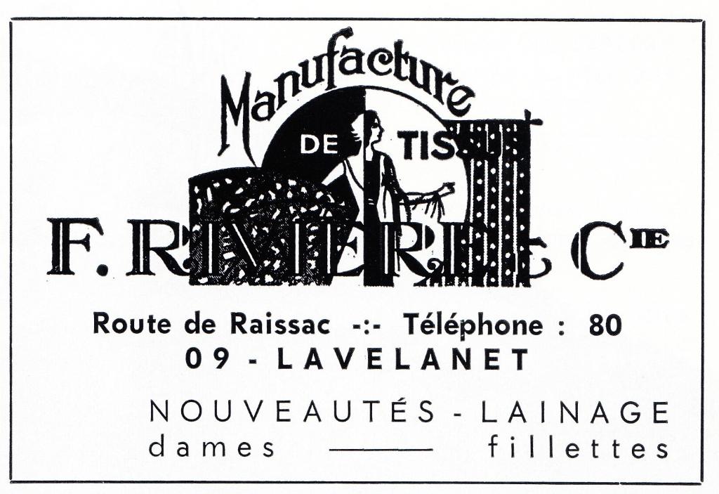 filature, tissage et teinturerie Rivière
