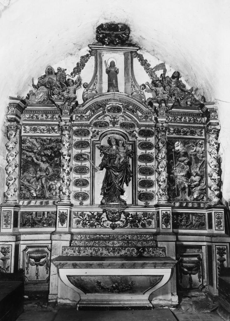 ensemble du retable du Rosaire