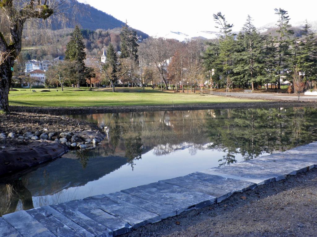 jardin d'agrément, jardin public dit parc thermal d'Argelès-Gazost
