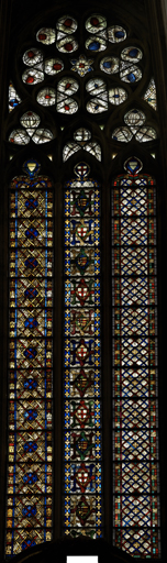 verrière N°11 de l'ancienne cathédrale de Narbonne