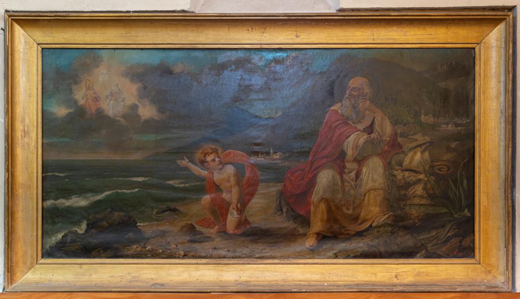 tableau : saint Augustin et l'ange.