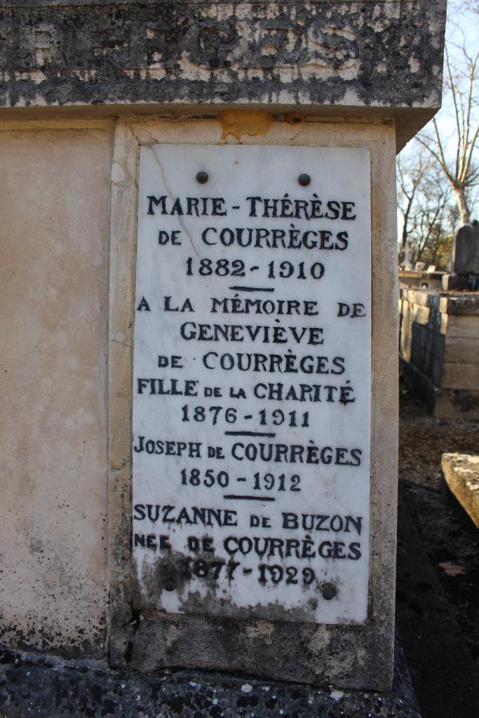 cimetière de catholiques de Monteils