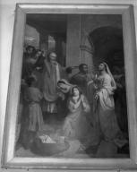 tableau : saint Pierre et saint Marcellin