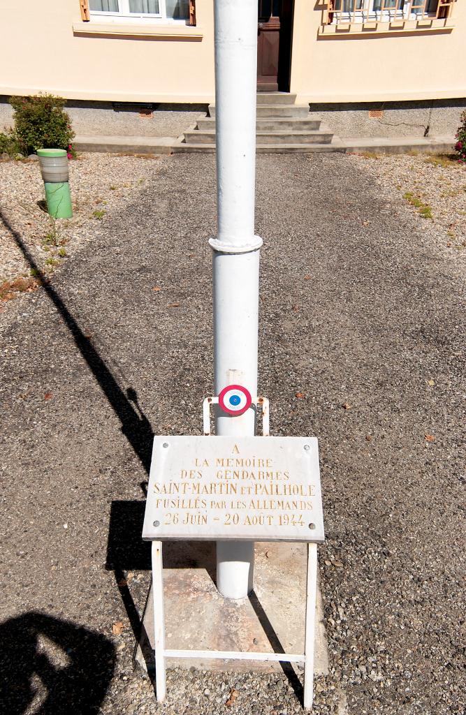 plaque commémorative des morts de la guerre de 1939-1945