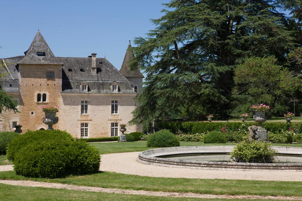 jardin d'agrément du château de la Treyne