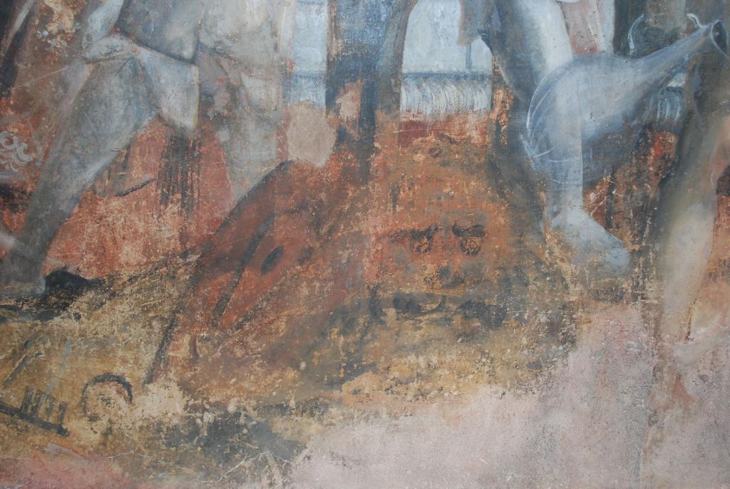 Les peintures murales du studiolo