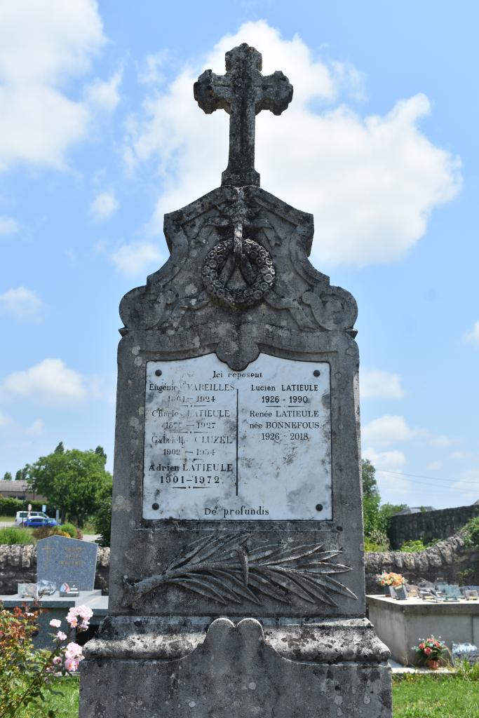tombeau de la famille Latieule