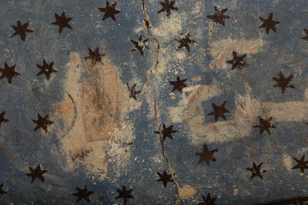 Les peintures monumentales du XVe siècle du chœur : La Passion du Christ