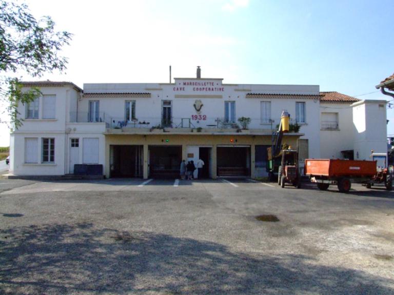 coopérative vinicole : Les Vignerons de Marseillette ; Union des Coopératives agricoles de Vinification des Coteaux d'Alaric