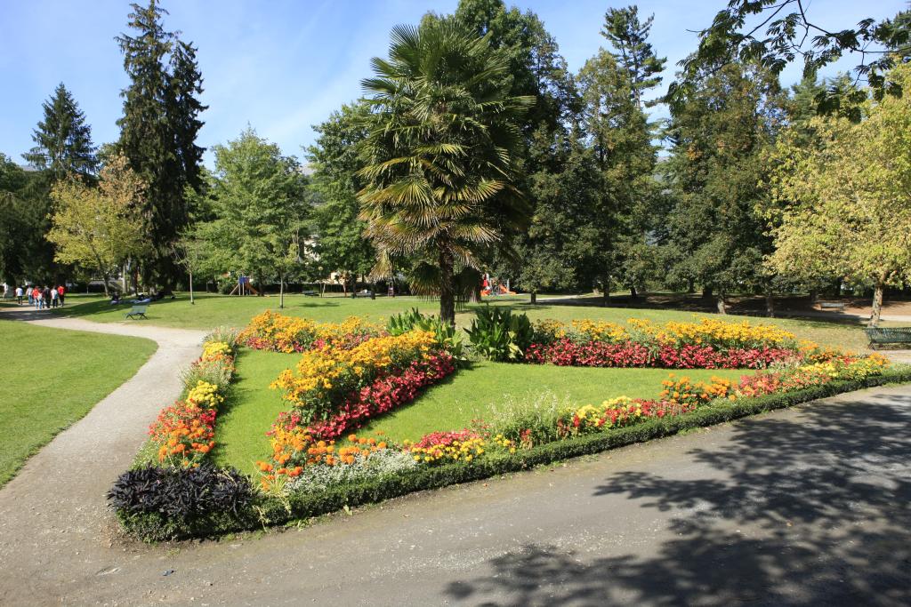 jardin d'agrément, jardin public dit parc thermal d'Argelès-Gazost