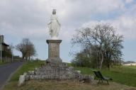 statue avec son piédestal : L'immaculée Conception