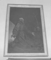 tableau : saint François d'Assise en prières