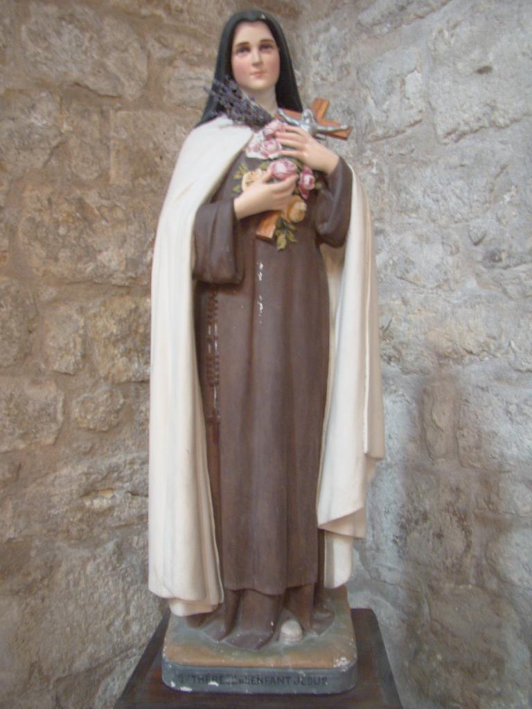 statue (petite nature) : sainte Thérèse de l'Enfant Jésus