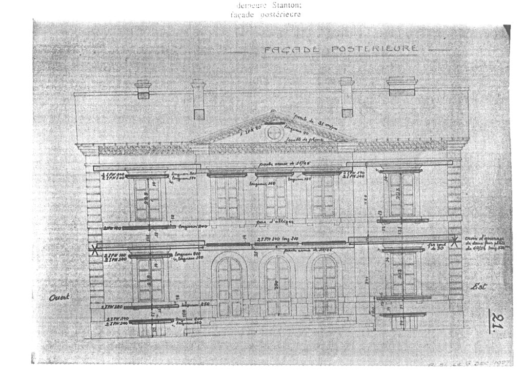 demeure de l'industriel Robert Stanton et de Geneviève Vidal, villa Stanton