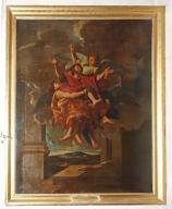tableau et son cadre : Le Ravissement de saint Paul