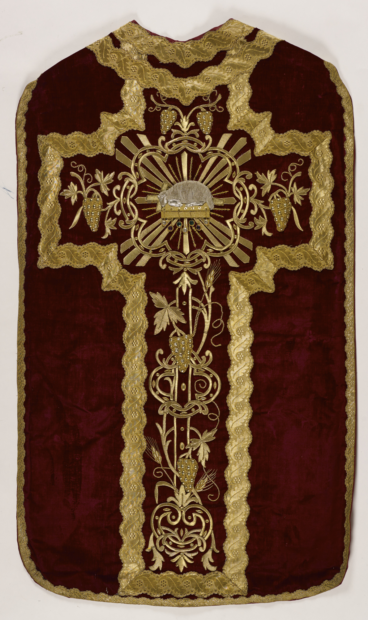 chasuble rouge