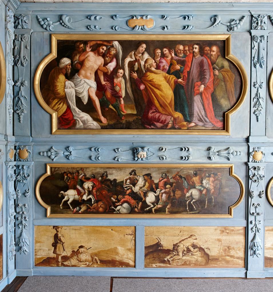 ensemble des peintures et boiseries des salons de l'ancien collège Champollion