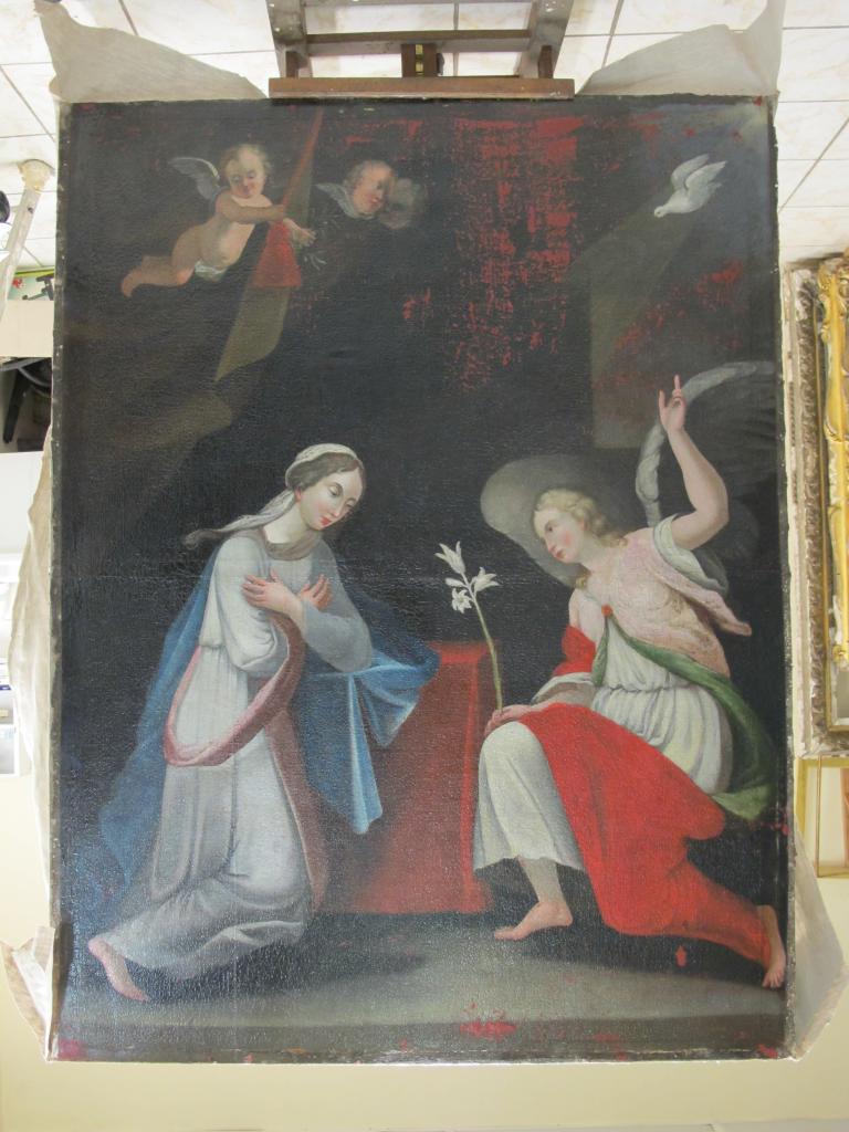 tableau : l'Annonciation