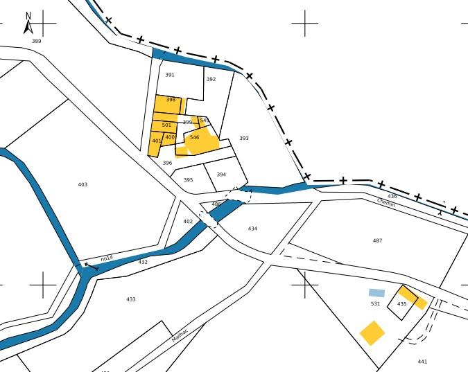 écart : hameau des Tuileries