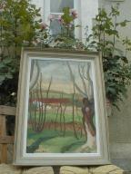 tableau et son cadre : Paysage