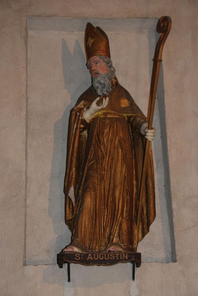 statue: saint Augustin