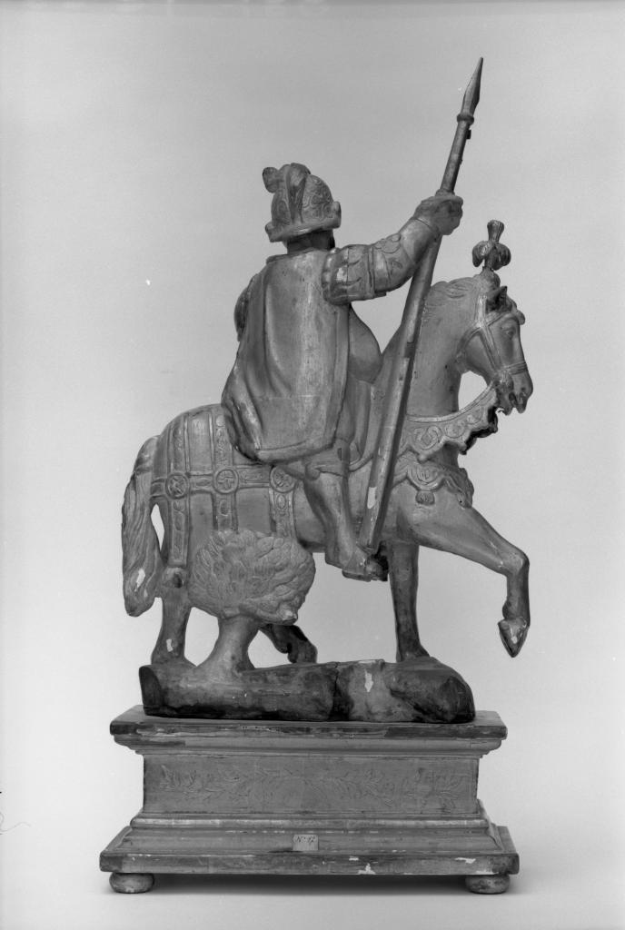 statue-reliquaire : saint Martin