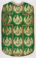 ornement liturgique catholique vert