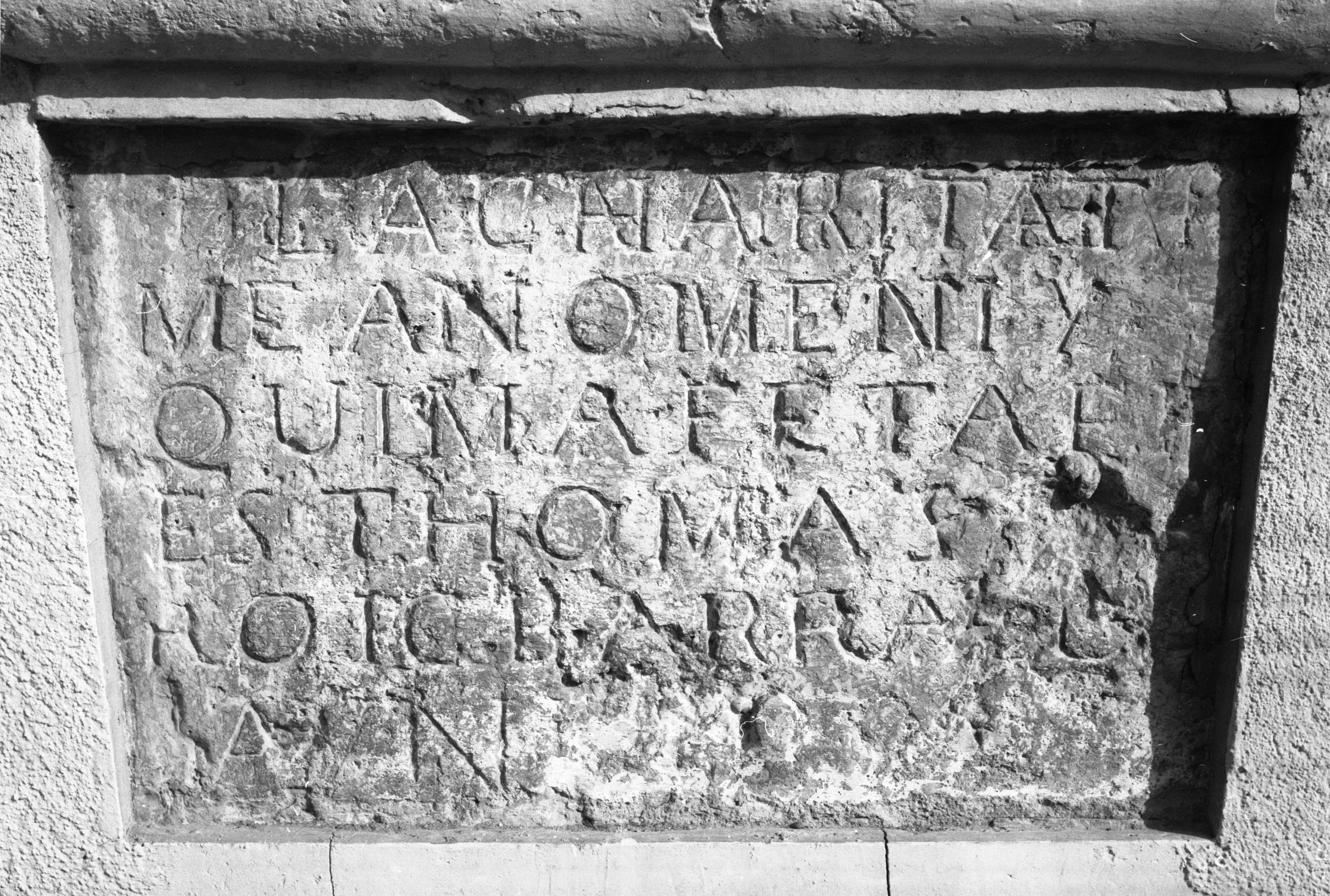 plaque commémorative