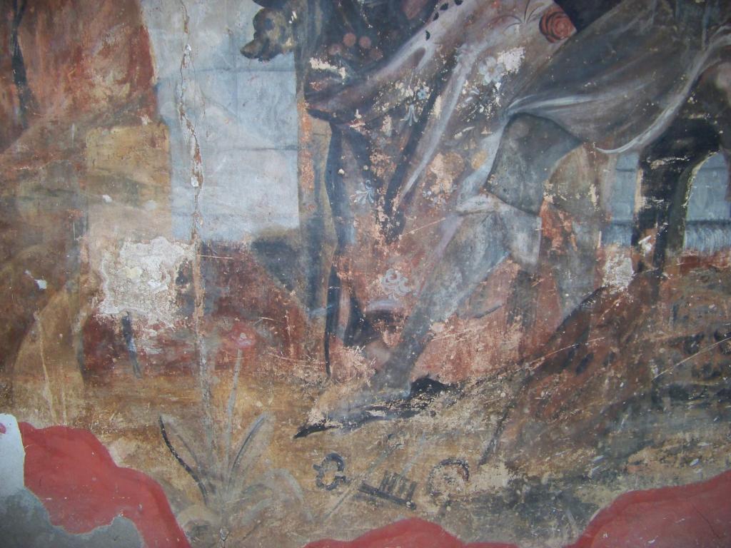 Les peintures murales du studiolo