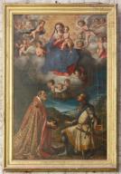 tableau : Vierge à l'Enfant priée par saint Fulcran et saint Geniès