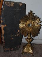 ostensoir, lunule, boîte d'ostensoir