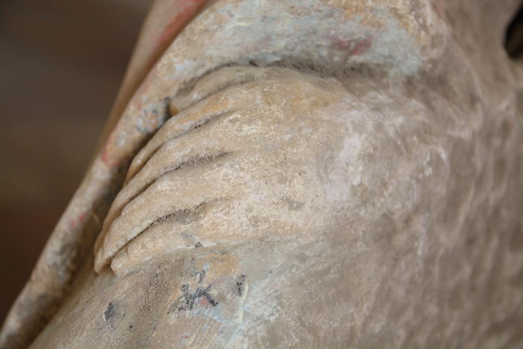 groupe sculpté de la Mise au tombeau