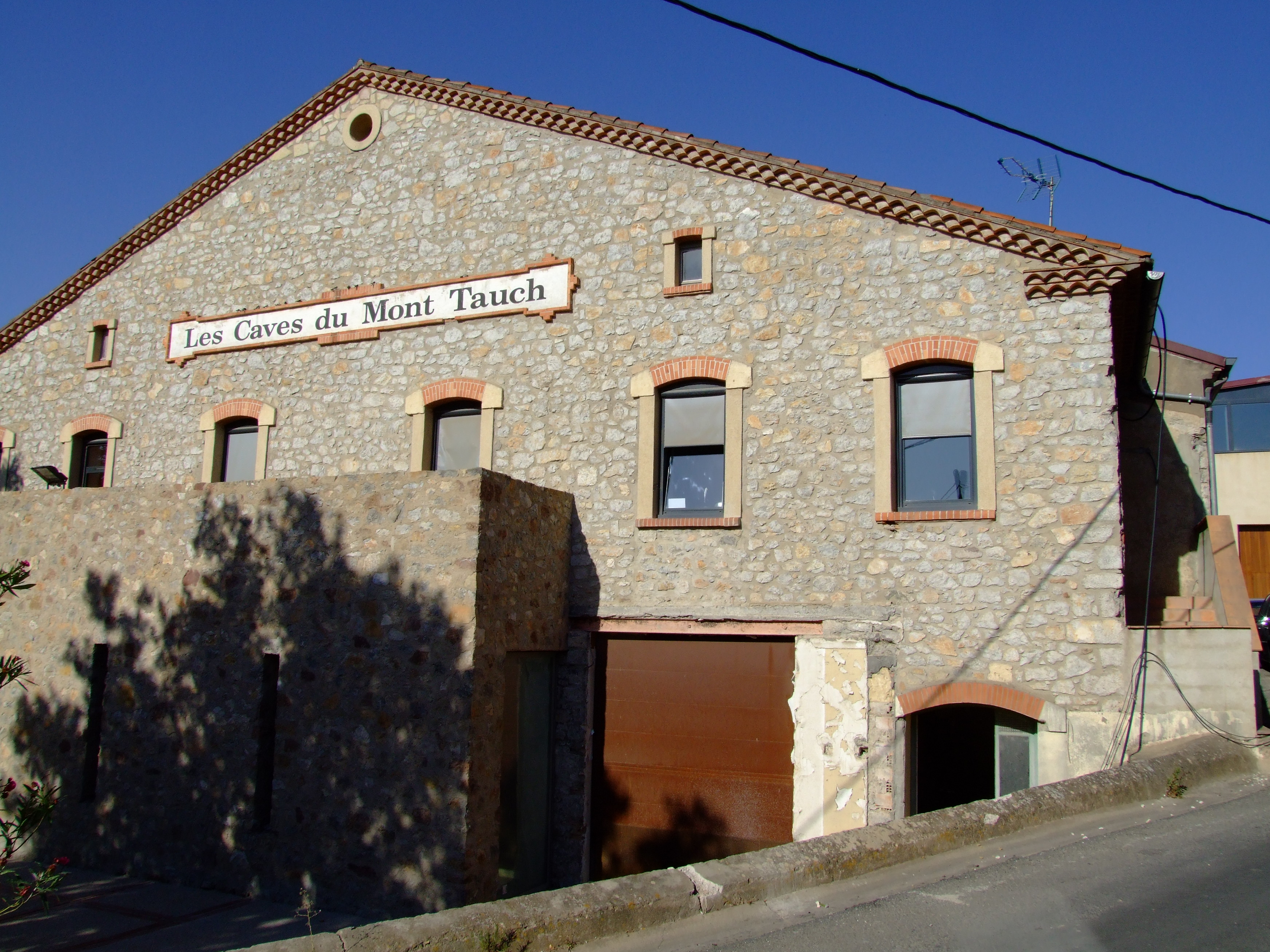coopérative vinicole : Cave coopérative de vinification et de distillerie de Tuchan (Aude) ; Les Caves du Mont Tauch