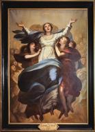 tableau et son cadre : L' Assomption de la Vierge