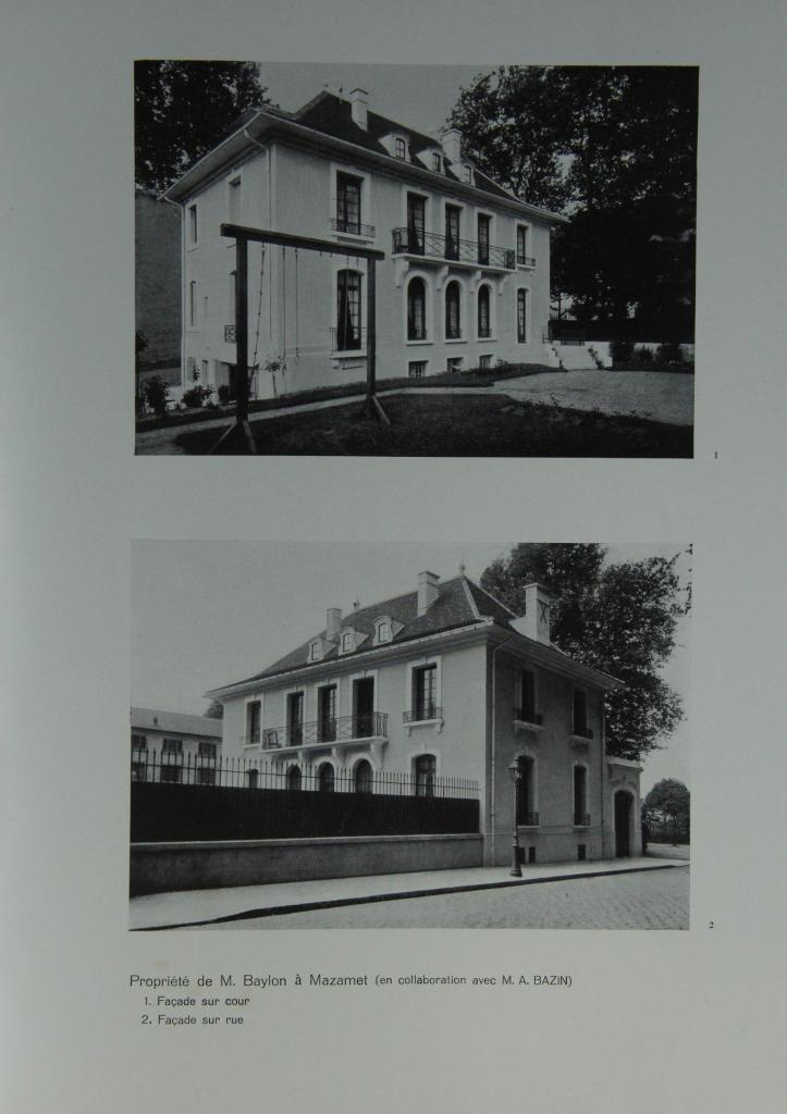 demeure de l'industriel Gaston Baylon et de son épouse Antoinette Tournier