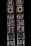 verrière N°100 de l'ancienne cathédrale de Narbonne