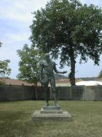 statue (colossal) : Athlète dit Le Discobole