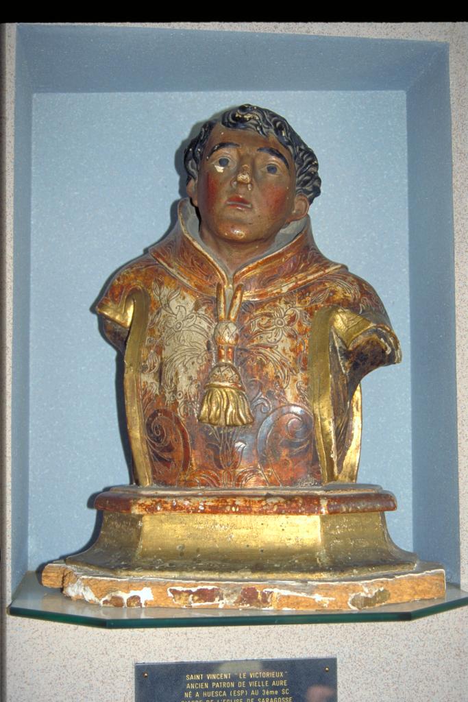 buste-reliquaire de saint Vincent de Sarragosse