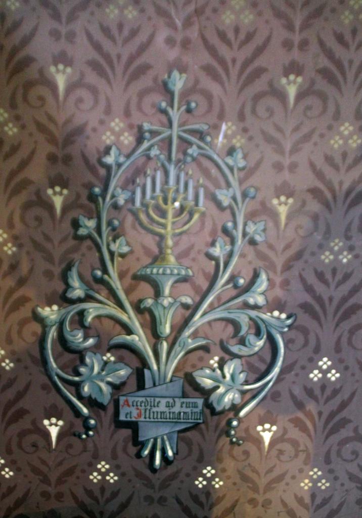 ensemble des peintures murales de la chapelle de l'Hôpital Narbonne-Pelet