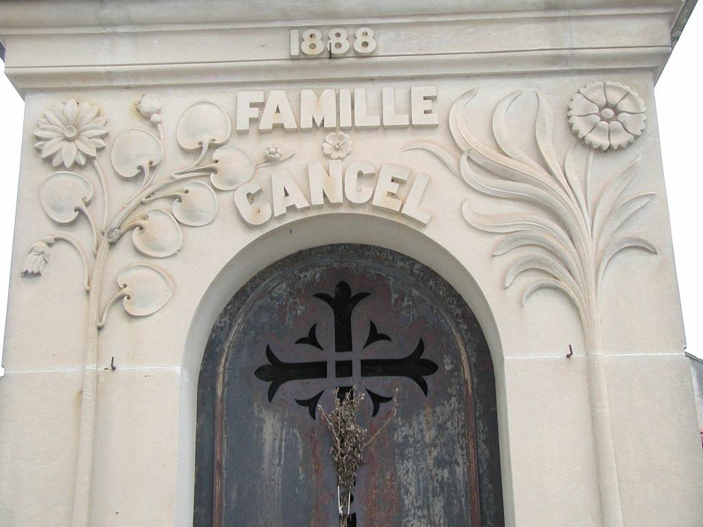 chapelle funéraire de la famille Cancel