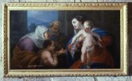 tableau : Vierge à l'Enfant avec sainte Elisabeth, saint Jean-Baptiste et saint Joseph, Sainte Famille