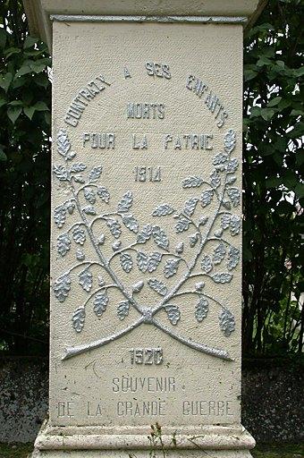 monument aux morts (croix de cimetière) de la guerre de 1914-1918