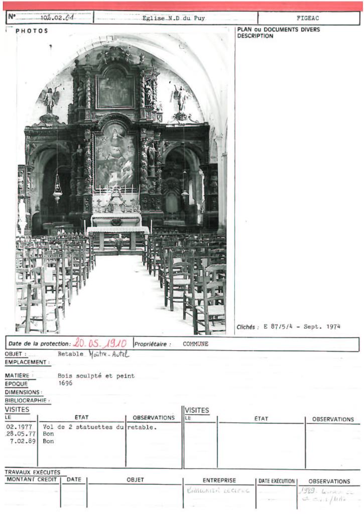 retable du maître-autel